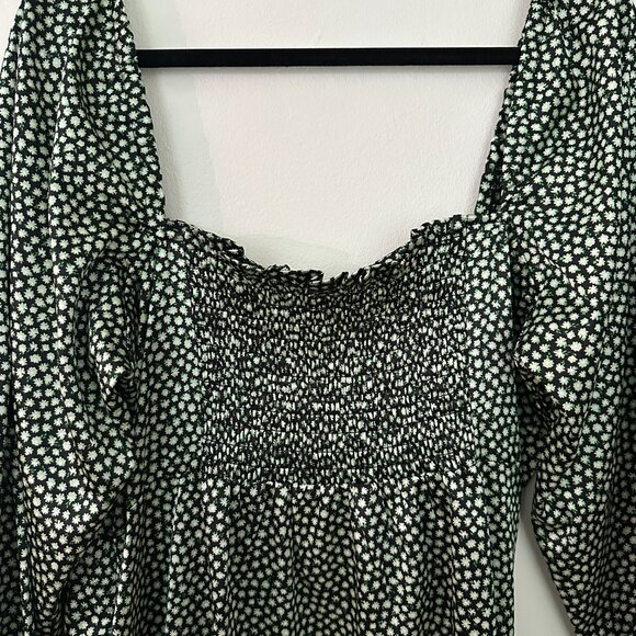 Green Floral Dress - Picture 6 of 6